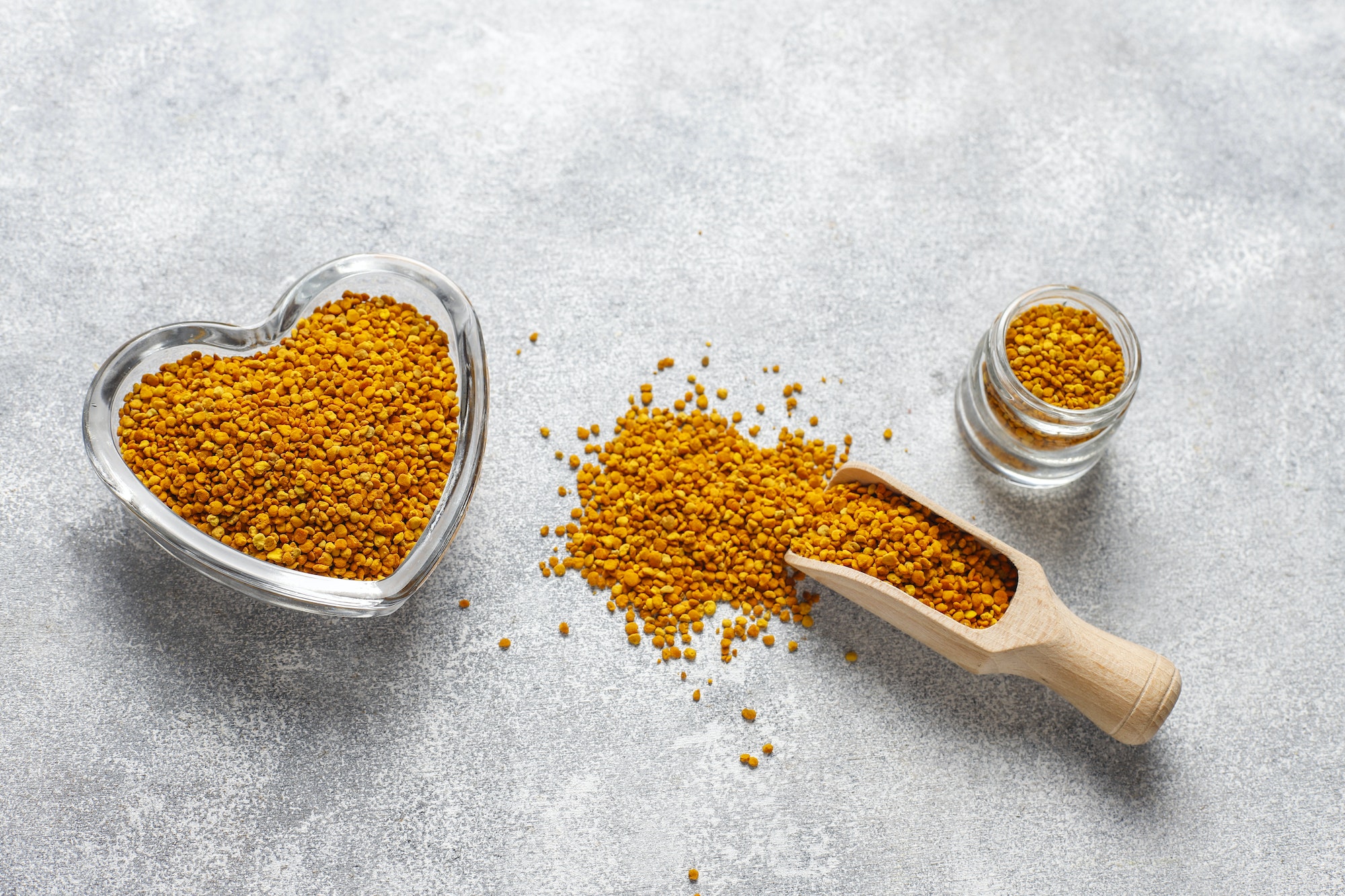 Medicine food bee pollen.